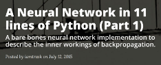 "in X lines of Python"