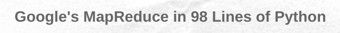 "in X lines of Python"